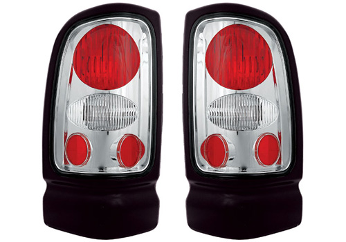 IPCW Crystal Clear Lens Tail Light Set 94-02 Dodge Ram - Click Image to Close